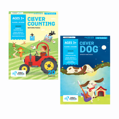 Clever Series Combo Set of 2 Puzzles- Counting and Opposites