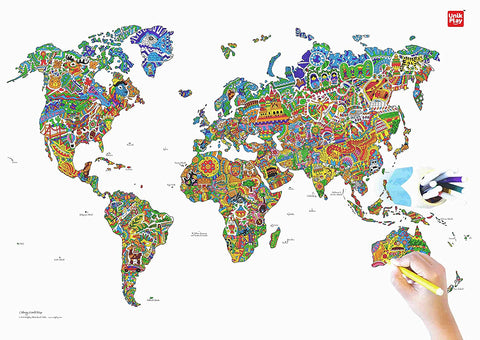 Colouring World Map (All Ages)