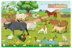 Zigyasaw Farm Animals Premium Giant Floor Puzzle Game | Creative Challenging Puzzles for Kids(Above 3 Years)