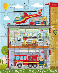 HABA Puzzle Little Fire Station
