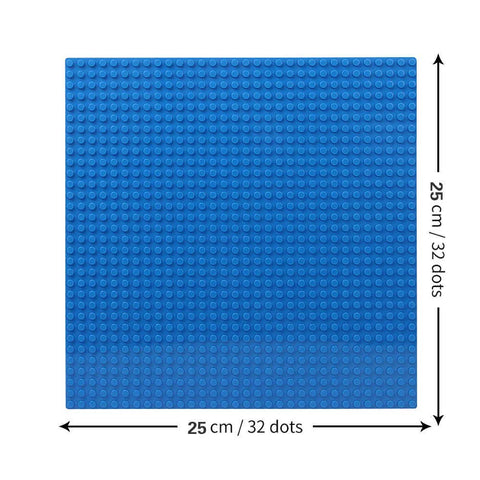 Base Plate Board for Building Blocks Bricks (10" x 10") - Compatible with all major Brands