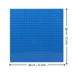Base Plate Board for Building Blocks Bricks (10" x 10") - Compatible with all major Brands