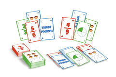 Luma World Educational Card Game for Ages 8 and Up: Fracto | 3-games-in-1 pack to Learn Fractions, Mental Maths, Memory & Communication | Visual and Number Cards for Conceptual Clarity (80 Cards)