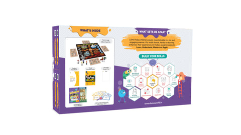 Luma World Educational Board Game: Terra Loop | 4-in-1 Game-based STEM Activity Kit for Ages 8 years and up to Learn Numeracy and other Essential Skills | 300+ hours of Conceptual Activities