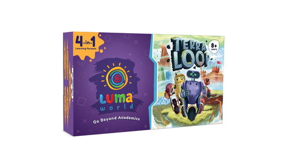 Luma World Educational Board Game: Terra Loop | 4-in-1 Game-based STEM Activity Kit for Ages 8 years and up to Learn Numeracy and other Essential Skills | 300+ hours of Conceptual Activities