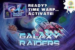 Luma World Educational Board Game for Ages 9 and up: Galaxy Raiders | STEM game to Improve Numeracy Skills and Develop Multiple Intelligences | 6 Hexagon Planet Boards with Difficulty Control Included