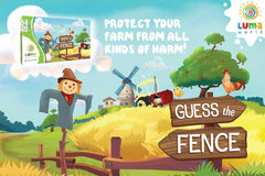 Luma World Educational Board Game for Ages 8 and up: Guess the Fence | STEM game to Improve Creativity, Visual Reasoning and Develop Multiple Intelligences | Creative Farm Boards and Shapes Included