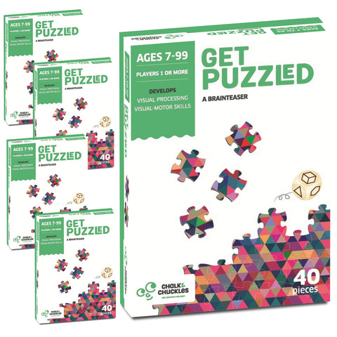 Get Puzzled 40 Piece Jigsaw Puzzles -Pack of 5