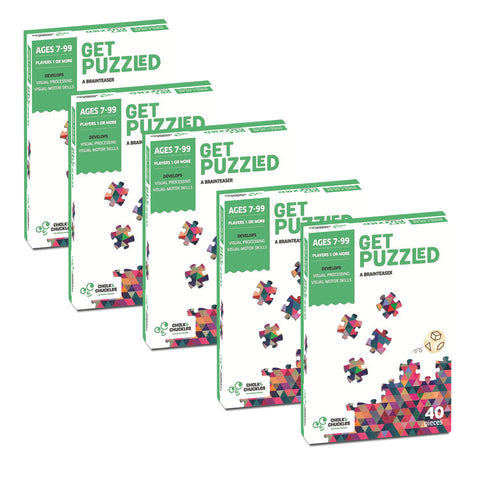 Get Puzzled 40 Piece Jigsaw Puzzles -Pack of 5