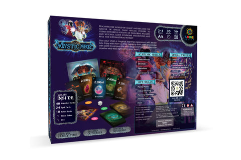 Luma World Strategy Card Game for Ages 10 and Up: Mystic Arts | Innovative Tabletop Game to Learn Measurements & Conversion of Units | Magical Ingredient Cards, Spell Cards and Potion Cards (82 Cards)