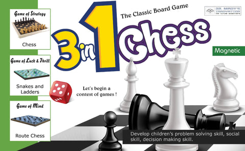3 In 1 Magnetic Chess