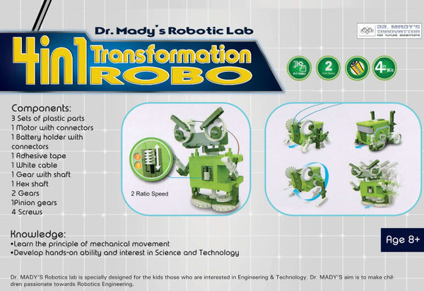 4 In 1 Transformation Robot – Edu Toys