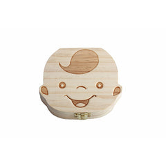 Wooden Tooth Album Keepsake Souvenir Box Organizer