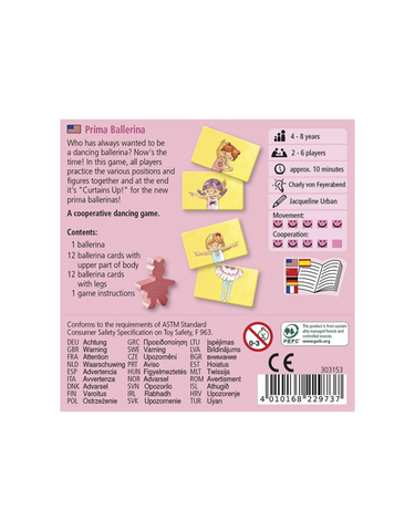 HABA Prima Ballerina Cardboard Game